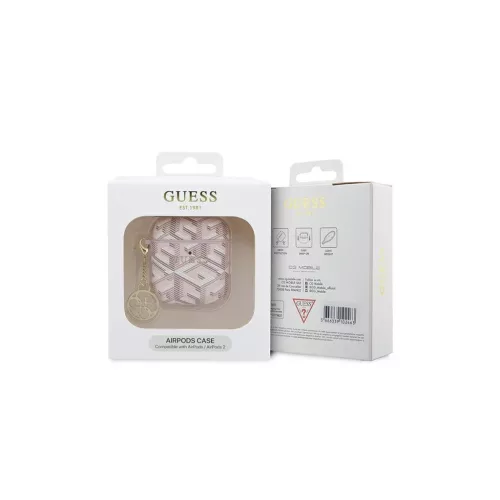 Guess GUA2PGCE4CP AirPods 1/2 készülékhez tok rózsaszín GCube Charm