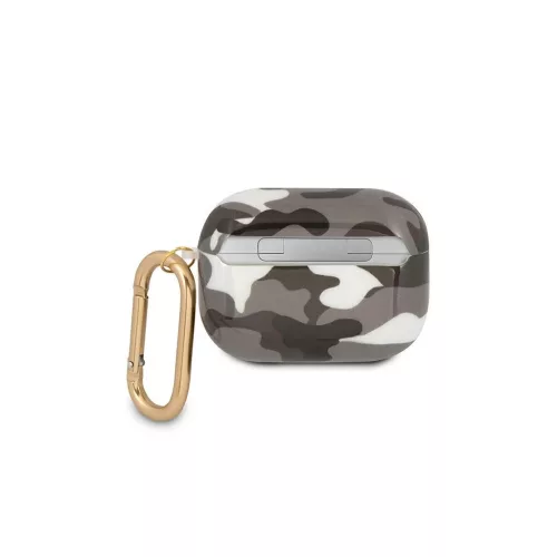 Guess GUAPUCAMG AirPods Pro készülékhez tok Camo Collection fekete