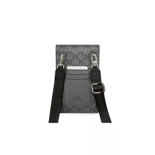 Karl Lagerfeld kézitáska KLWBSAMIPG Ikonik Karl Monogram Patch ezüst