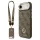Guess 4G Strass Logo & Big Strap Metal Buttons MagSafe tok iPhone Air készülékhez barna