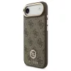Guess 4G Strass Logo & Big Strap Metal Buttons MagSafe tok iPhone Air készülékhez barna