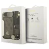 Guess 4G Strass Logo & Big Strap Metal Buttons MagSafe tok iPhone Air készülékhez barna