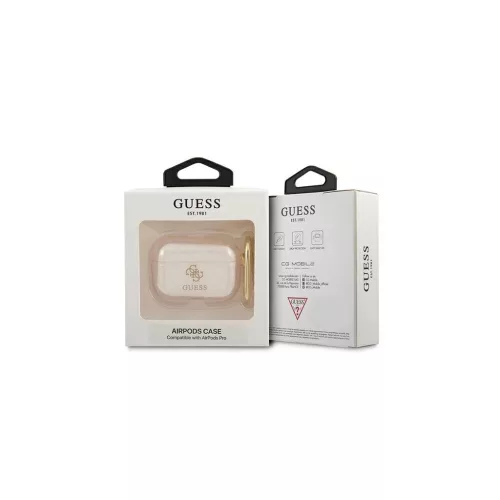 GUAPUCG4GD AirPods Pro készülékhez tok Glitter Collection arany