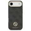 Guess 4G Strass Logo & Big Strap Metal Buttons MagSafe tok iPhone Air készülékhez fekete