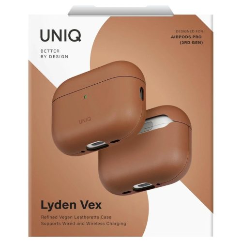 UNIQ Lyden Vex tok AirPods Pro 3 gen készülékhez karamell
