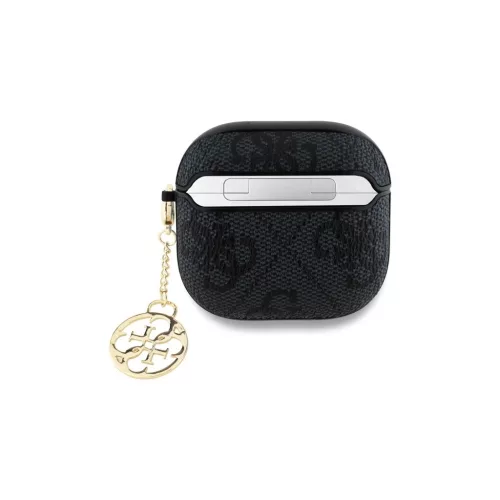 Guess GUA4G4GSMK AirPods 4 készülékhez tok 4G Charm Collection fekete
