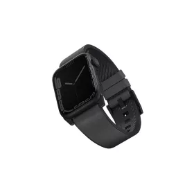   UNIQ Straden bőr hibrid szíj Apple Watch Series 1-8/SE/SE2/SE3Ultra1/2/3 42/44/45/49 készülékhez szürke