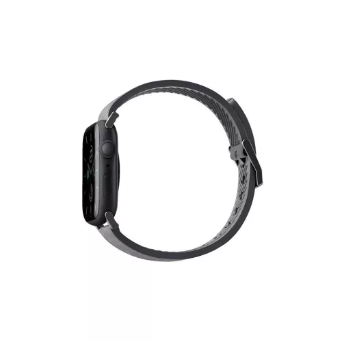 UNIQ Straden bőr hibrid szíj Apple Watch Series 1-8/SE/SE2/SE3Ultra1/2/3 42/44/45/49 készülékhez szürke