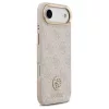Guess 4G Strass Logo & Big Strap tok fém gombokkal, MagSafe, iPhone Air készülékhez, rózsaszín