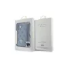 Guess GUHCP16SP4TDSCPB iPhone 16 6.1" készülékhez kemény tok Leather Metal Logo Strass Crossbody kék