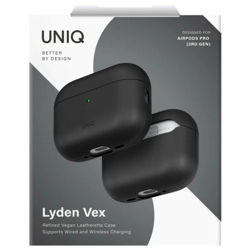 UNIQ Lyden Vex tok AirPods Pro 3 gen készülékhez fekete