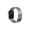 UNIQ Strova Strap Apple Watch készülékhez 42/44/45mm Series 1/2/3/4/5/6/7/8/9/10 rozsdamentes acél sterling ezüst