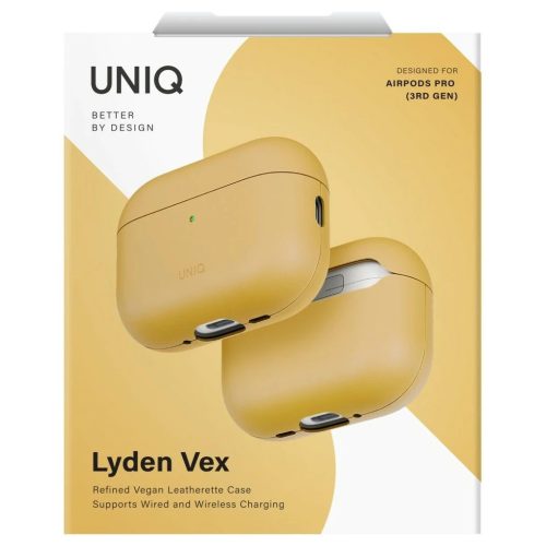 Tok UNIQ Lyden Vex AirPods Pro 3 gen készülékhez sárga
