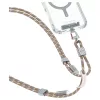 Skinarma Dyno Ve 2in1 univerzális telefon lanyard kábel USB-C/USB-C bézs