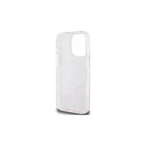 Guess GUHMP15XHGCUSTGP iPhone 15 Pro Max 6.7" készülékhez IML GCube MagSafe keménytok rózsaszín