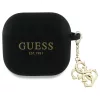 Guess GUA4LECG4K AirPods 4 készülékhez tok szilikon 4G Charm fekete