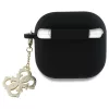 Guess GUA4LECG4K AirPods 4 készülékhez tok szilikon 4G Charm fekete