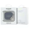 Guess GUA4LECG4K AirPods 4 készülékhez tok szilikon 4G Charm fekete