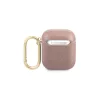 Guess GUA2SASMP AirPods készülékhez tok Saffiano Script Metal Collection rózsaszín
