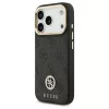 Guess 4G Strass Logo MagSafe tok iPhone 17 Pro készülékhez fekete