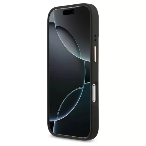 Guess 4G Strass Logo MagSafe tok iPhone 17 Pro készülékhez fekete
