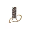 Guess GUHCP12LKCLEO iPhone 12 Pro Max készülékhez Leopard kemény tok, arany pánt