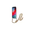 Guess GUHCP12LKCLEO iPhone 12 Pro Max készülékhez Leopard kemény tok, arany pánt