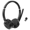Mikrofonos vezeték nélküli fejhallgató Creative Chat Wireless Bluetooth fekete