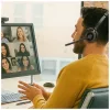 Mikrofonos vezeték nélküli fejhallgató Creative Chat Wireless Bluetooth fekete