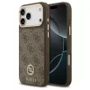 Guess 4G Strass Logo MagSafe tok iPhone 17 Pro Max készülékhez barna