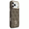 Guess 4G Strass Logo MagSafe tok iPhone 17 Pro Max készülékhez barna