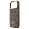 Guess 4G Strass Logo MagSafe tok iPhone 17 Pro Max készülékhez barna