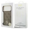 Guess 4G Strass Logo MagSafe tok iPhone 17 Pro Max készülékhez barna