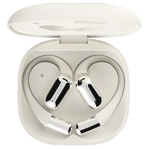 Bluetooth fejhallgató 4smarts SkyBuds OWS with AI screen bézs