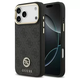   Guess 4G Strass Logo MagSafe tok iPhone 17 Pro Max készülékhez fekete