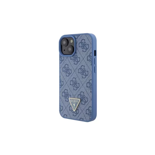 Guess GUHCP15SP4TDSCPB iPhone 15/14/13 6.1 készülékhez kemény tok Crossbody 4G Metal Logo kék