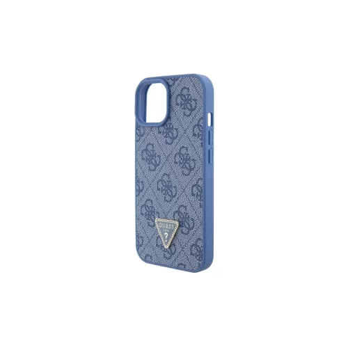 Guess GUHCP15SP4TDSCPB iPhone 15/14/13 6.1 készülékhez kemény tok Crossbody 4G Metal Logo kék