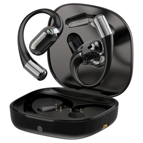 Bluetooth fejhallgató 4smarts SkyBuds OWS AI kijelzővel fekete