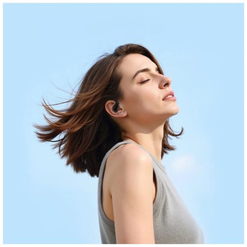 Bluetooth fejhallgató 4smarts SkyBuds OWS AI kijelzővel fekete