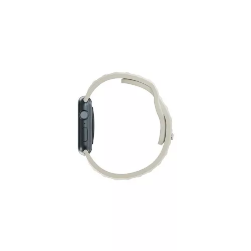 3MK szilikon óraszíj Apple Watch 42/44/45/49mm készülékhez bézs