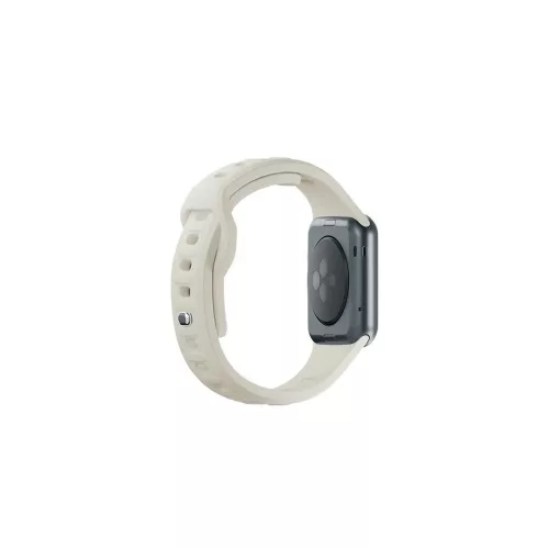 3MK szilikon óraszíj Apple Watch 42/44/45/49mm készülékhez bézs