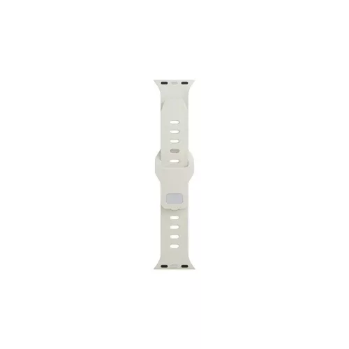 3MK szilikon óraszíj Apple Watch 42/44/45/49mm készülékhez bézs