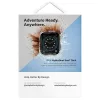 UNIQ Nautic tok Apple Watch 46mm készülékhez fekete