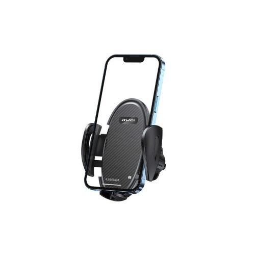 Autós tartó AWEI Magsafe X73 autós szellőzőhöz visszahúzható kábellel fekete