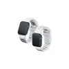 3MK szilikon óraszíj, Apple Watch 38/40/41mm készülékhez, fehér