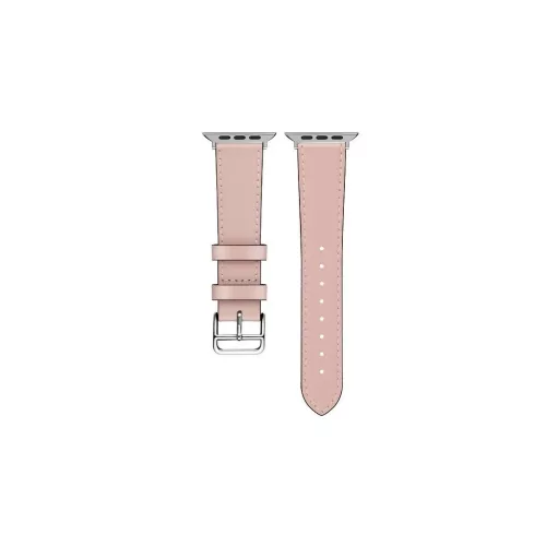 Beline 20mm óraszíj Hermes Leather – rózsaszín / rózsaszín doboz