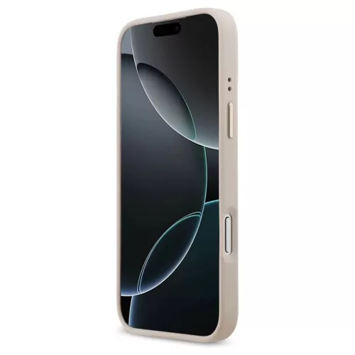Guess 4G Strass Logo MagSafe tok iPhone 17 Pro Max készülékhez rózsaszín