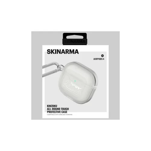 A végleges fordítás a következő:Skinarma Kinzoku for AirPods 4 készülékhez fagyott