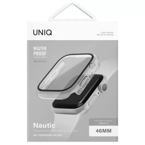 UNIQ Nautic tok Apple Watch 46mm készülékhez galambszürke