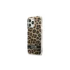 Guess GUHCP13LHSLEOW iPhone 13 Pro / 13 6,1" készülékhez kemény tok Leopard barna
